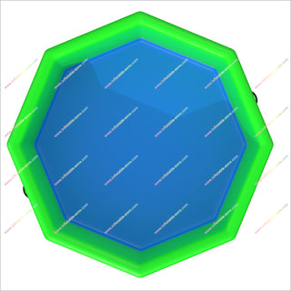 Inflatable Ice Bath Hot Tub Large Octagon Ice Bath Pool Inflatable Cold Plunge Tub Outdoor