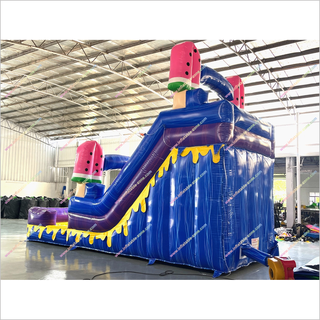 Inflatable Ice Cream Waterslide Cheap Blow Up Pool Rental Fun And Safety Inflatable Water Slide For A Pool