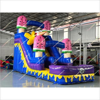 Inflatable Ice Cream Waterslide Cheap Blow Up Pool Rental Fun And Safety Inflatable Water Slide For A Pool