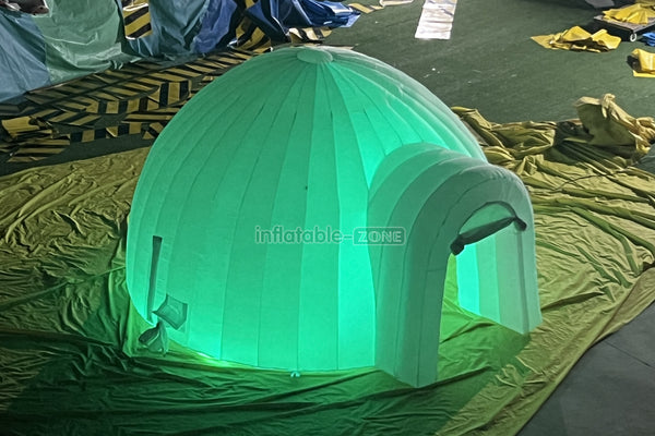 Commercial Inflatable Club With LED Lights Inflatable Igloo Dome Party Tent For Outdoor Advertising Event