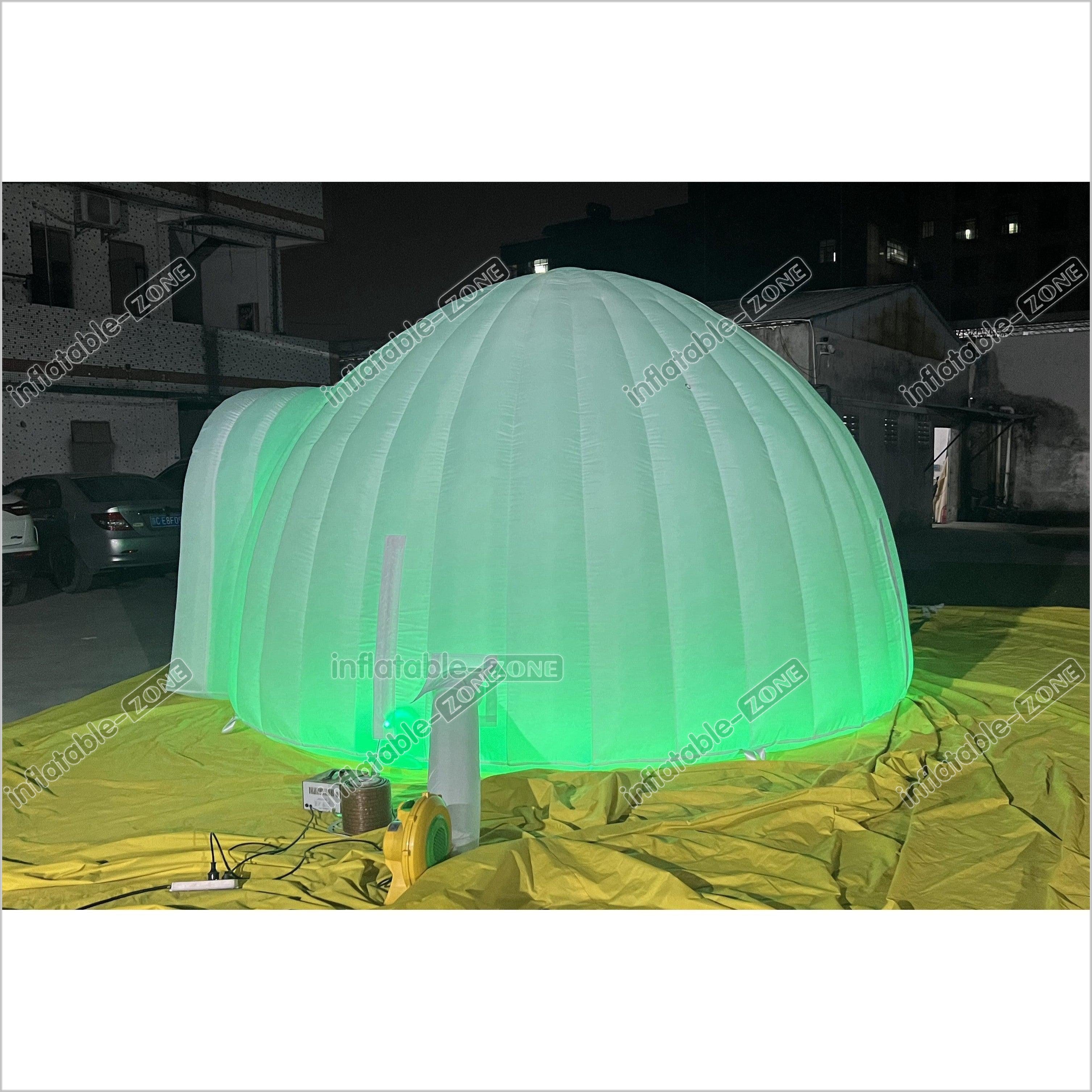 Light Clips For Inflatables Commercial Inflatable Club With LED Lights Inflatable Igloo Dome Party ...