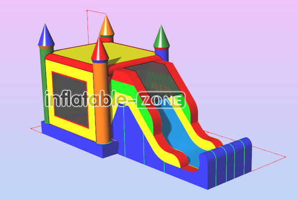 Inflatable-Zone Design Outdoor Inflatable Jumping Bounce Castle Slides Combo Play Yard Inflatable Bouncer
