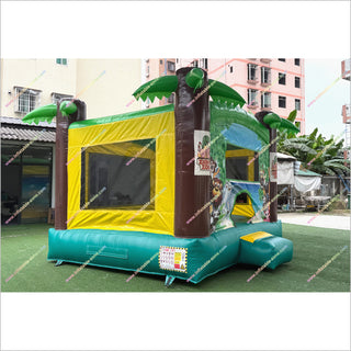 Inflatable Safari Animals Blast Zone Inflatable Bounce House Jungle Party Theme Inflatable Jumping Castle For Rent - Inflatable-Zone