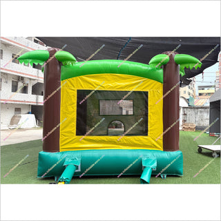 Inflatable Safari Animals Blast Zone Inflatable Bounce House Jungle Party Theme Inflatable Jumping Castle For Rent - Inflatable-Zone
