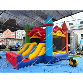 Inflatable Jumping Castle Slide Combo Bouncer Rentals Cheap Bounce House With Slide Party Games For Family