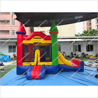 Inflatable Jumping Castle Slide Combo Bouncer Rentals Cheap Bounce House With Slide Party Games For Family
