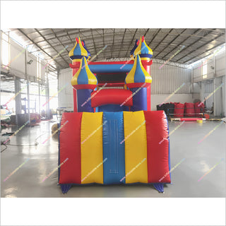 Inflatable Jumping Castle Waterslide And Pool Combo Commercial Water Slide Bounce House For Sale