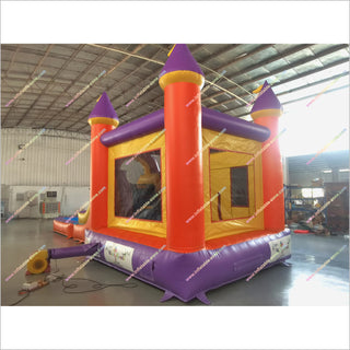 Inflatable Jumping Castle Indoor Long Pool Slide Bounce House Water Slide Combo Rentals Near Me