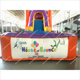 Inflatable Jumping Castle Indoor Long Pool Slide Bounce House Water Slide Combo Rentals Near Me