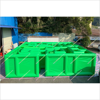 Fun Team Building Activities Inflatable Laser Tag Maze Best Haunted House Obstacle Course Maze Games