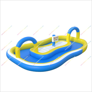 Summer Camp Inflatable Lazy River Pool Outdoor Water Playground Lazy River Swimming Pool Near Me