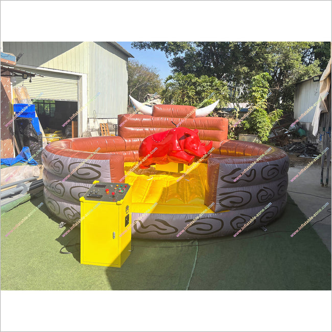 Commercial Crazy Inflatable Bull Rodeo Sports Machine Bull Challenge G