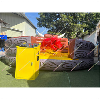 Commercial Crazy Inflatable Bull Rodeo Sports Machine Bull Challenge Games Inflatable Mechanical Bull Ride Rental