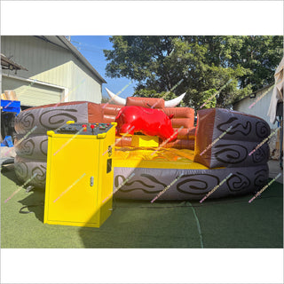 Commercial Crazy Inflatable Bull Rodeo Sports Machine Bull Challenge Games Inflatable Mechanical Bull Ride Rental