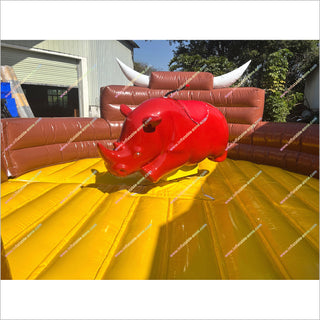 Commercial Crazy Inflatable Bull Rodeo Sports Machine Bull Challenge Games Inflatable Mechanical Bull Ride Rental
