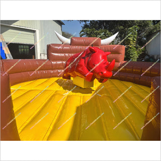 Commercial Crazy Inflatable Bull Rodeo Sports Machine Bull Challenge Games Inflatable Mechanical Bull Ride Rental