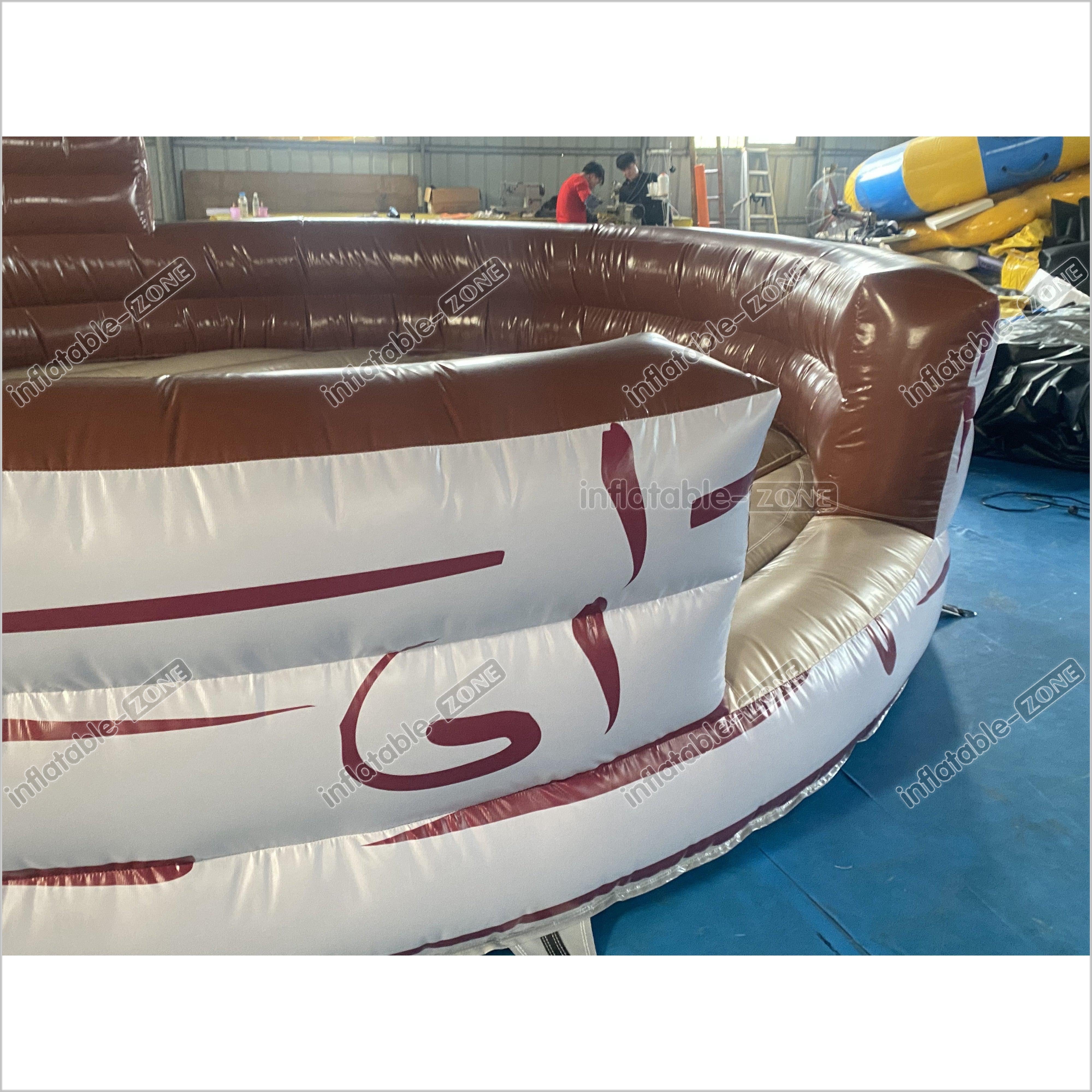 Commercial Inflatable Bull Mat Crazy Rodeo Bull Fight Inflatable Mecha ...