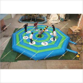 Last Man Standing Inflatable Wipeout Bike Sweeper Arm Inflatable Eliminator Sports Challenge Games - Inflatable-Zone