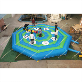 Last Man Standing Inflatable Wipeout Bike Sweeper Arm Inflatable Eliminator Sports Challenge Games - Inflatable-Zone