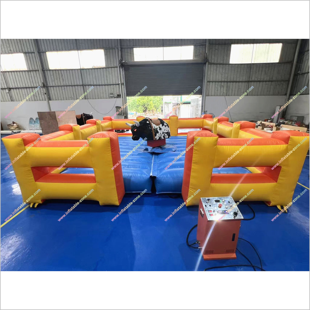 Rent Inflatable Mechanical Bull Arena Mattress Inflatable Rodeo Bounce