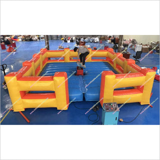 Fun Events Near Me Inflatable Mechanical Bull Arena Mattress Bullfighting Machine Inflatable Rodeo Bouncer - Inflatable-Zone