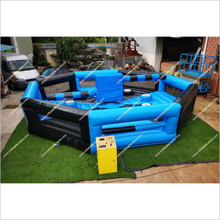 Inflatable Spinning Jump Game Wipeout Total Inflatable Eliminator Sweeper Meltdown For Youth And Adults - Inflatable-Zone