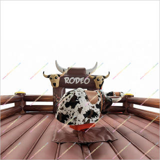 Commercial Inflatable Mechanical Rodeo Bull Playground Outdoor Equipment Inflatable Rodeo Bull Bouncy Castle For Sale