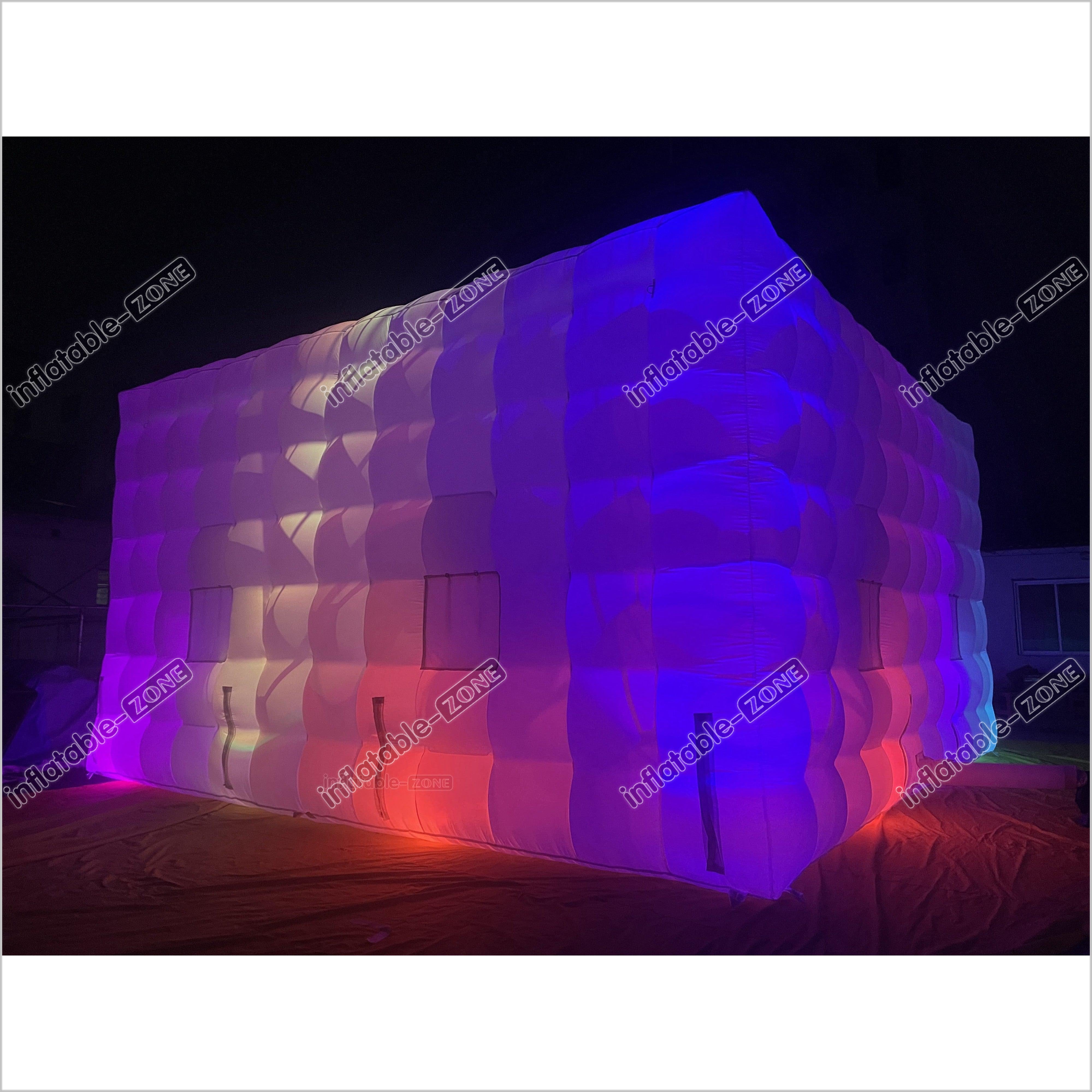 White Inflatable Night Club Disco Outdoor Inflatable Nightclub White ...