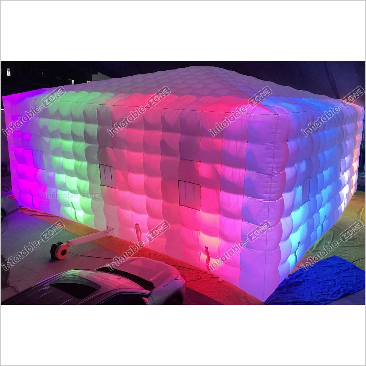 Inflatable Nightclub Giant Inflatable Air Tent With LED Lights For Wed ...