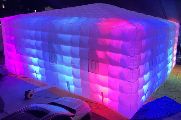 Inflatable Nightclub Giant Inflatable Air Tent With LED Lights For Wedding Party Event