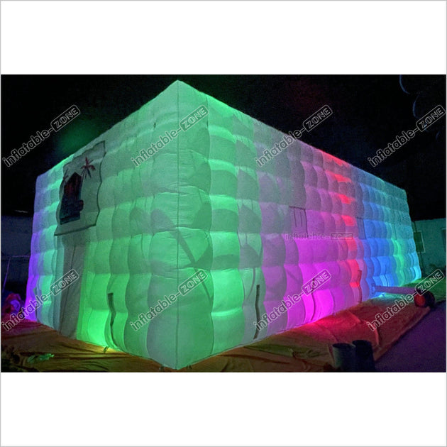 Inflatable Party Tent Led Light Blow Up Night Club Outdoor Events Infl ...