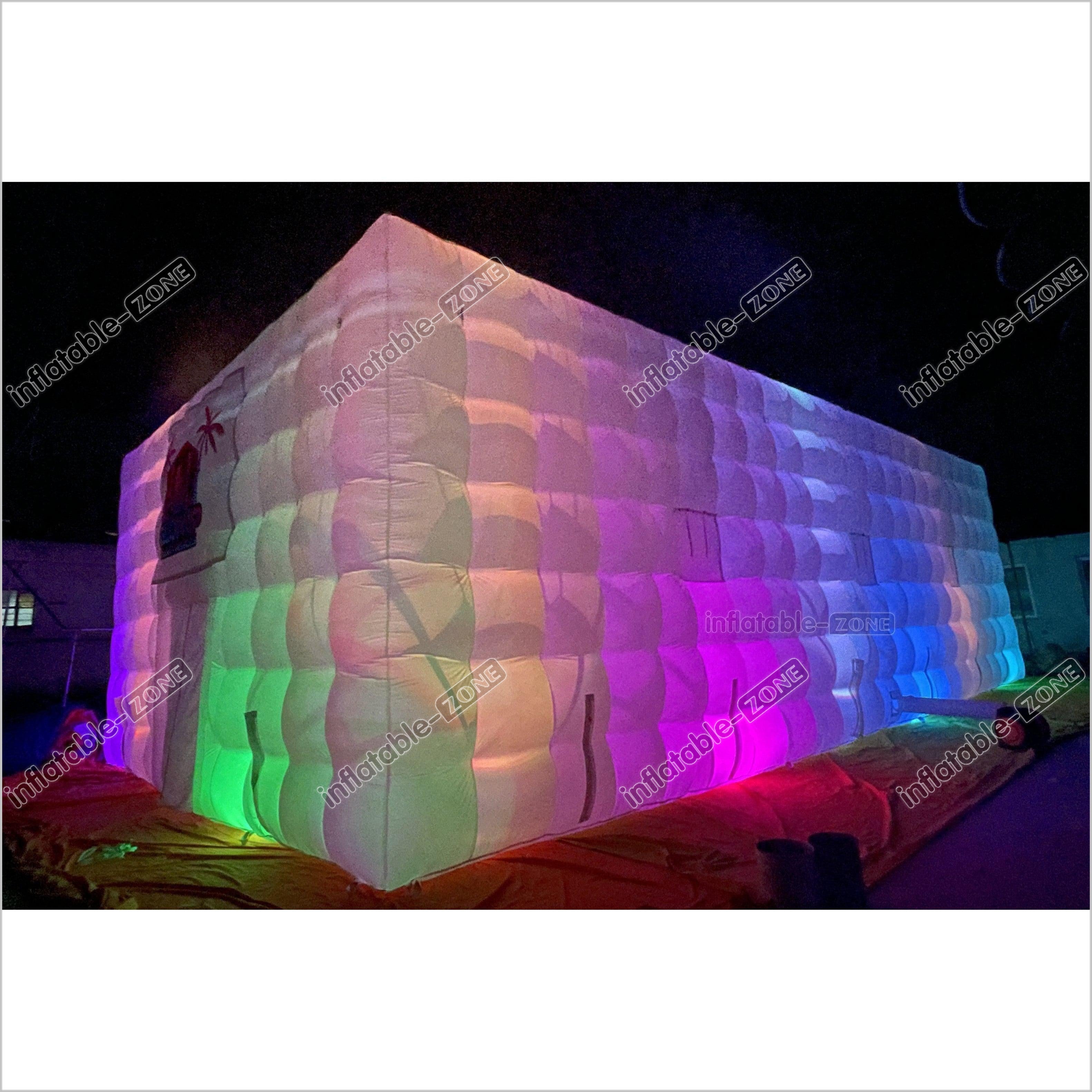 Inflatable Party Tent Led Light Blow Up Night Club Outdoor Events ...