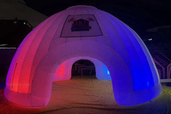 Color-Changing Led Lighted Inflatable Marquee Dome Event Tent For Wedding Party Exhibition