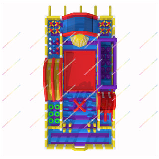 Large Amusement Parks Near Me Inflatable Obstacle Course Bouncy Slides Funcity Adventure Park For Play