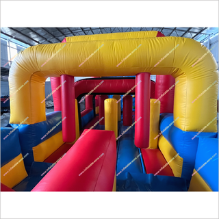 Inflatable Assault Course Indoor Jumping Castle Play Centre Near Me Adult Inflatable Obstacle Course Hire