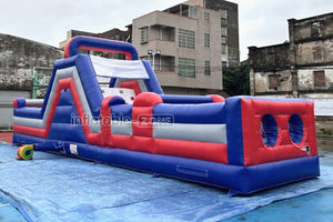 Funny Large Obstacle Sports Kids Play Inflatable Party Outdoor Playground Inflatable Obstacle Course