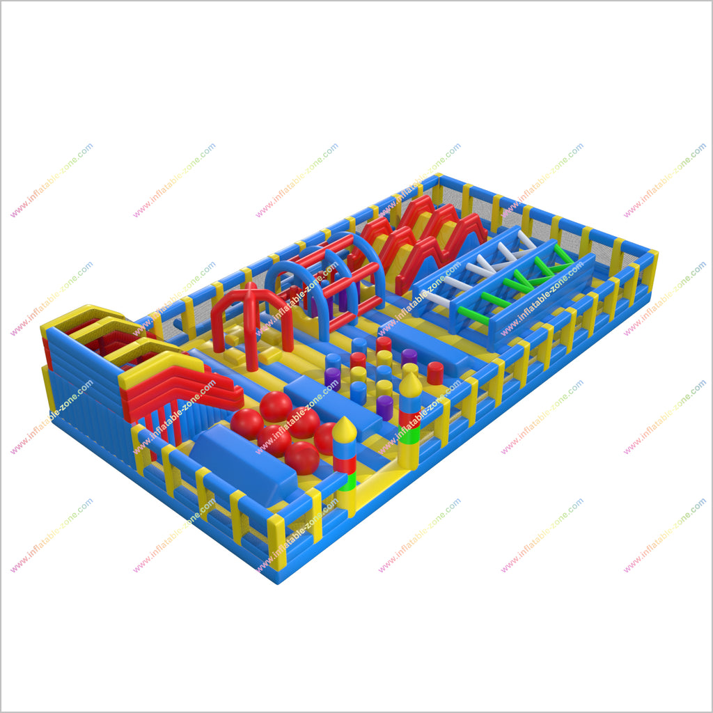 Inflatable Assault Course Gif Giant Inflatable Assault Course Fun City Games Backyard Inflatable Obs