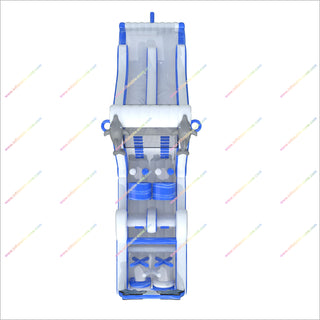Dolphin Party Theme Inflatable Obstacle Course Events Bouncy Castle Climbing Wall Inflatable Assault Course Parties