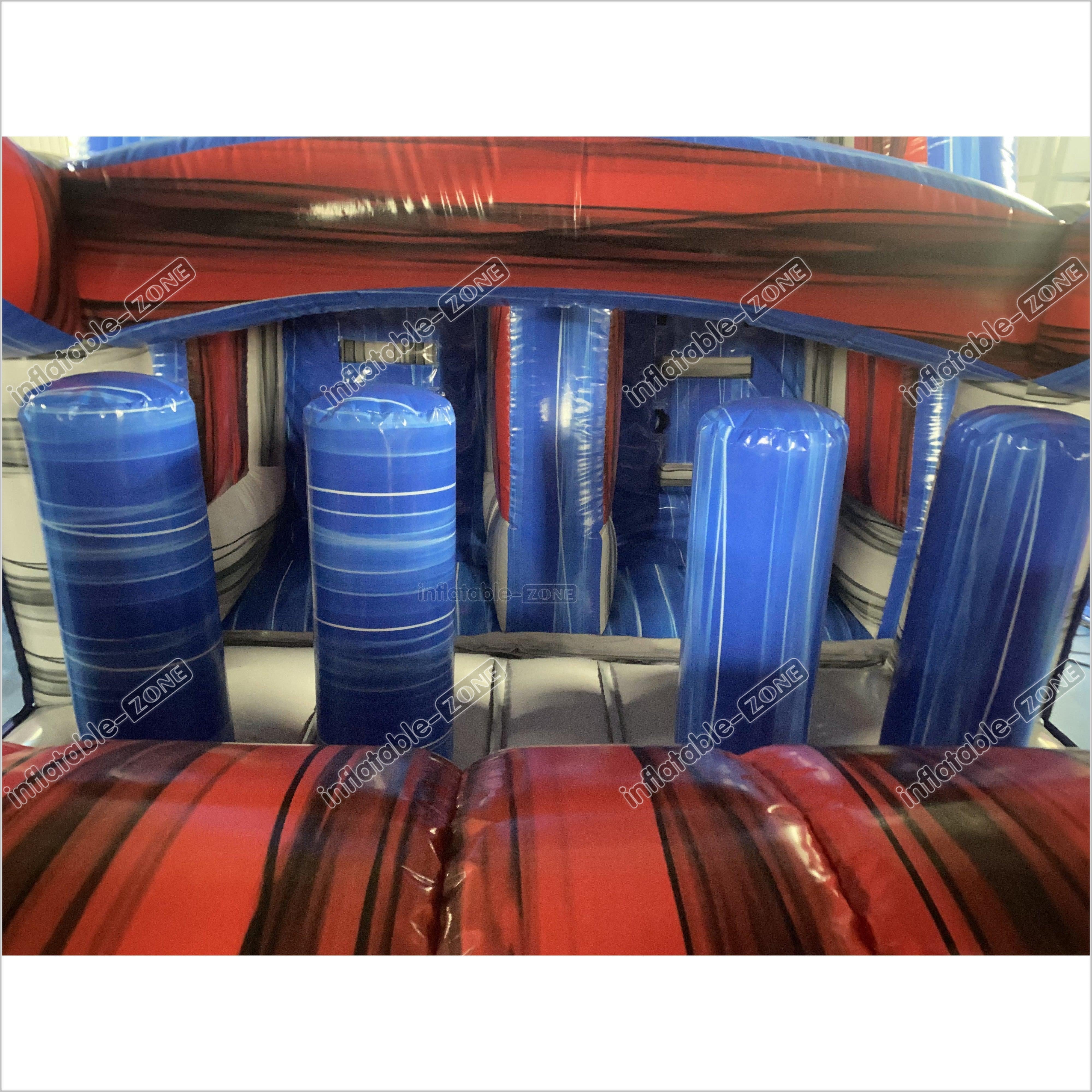 Inflatable Assault Course Gif Indoor Slip And Slide Obstacle Course For Adults Swimming Pool Inflata ...