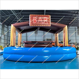 Backyard Pool Bar Inflatable Swimming Pool Swim Up Bar Water Fun Activities Inflatable Pool Bar For Adults Sale
