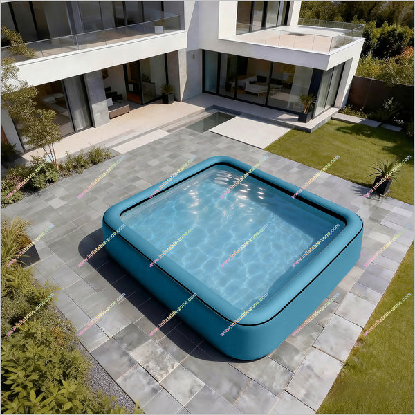Outdoor Portable Swimming Pool Deep Above Ground Inflatable Pool Fun G