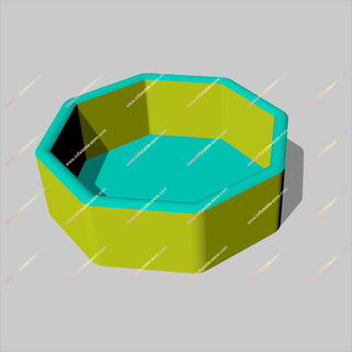 Inflatable Octagon Pool Water Play Blow Up Inflatable Swimming Pool Fun Go For Multiple Party