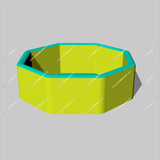 Inflatable Octagon Pool Water Play Blow Up Inflatable Swimming Pool Fun Go For Multiple Party