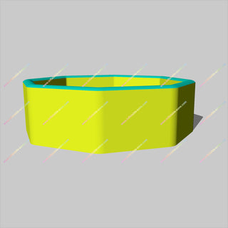 Inflatable Octagon Pool Water Play Blow Up Inflatable Swimming Pool Fun Go For Multiple Party