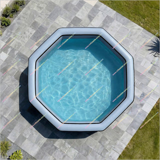 Large Capacity Inflatable Pool Fun Go Backyard Leisure And Spa Octagonal Inflatable Swimming Pool Carry It Easy