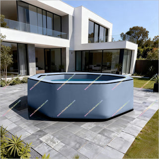 Large Capacity Inflatable Pool Fun Go Backyard Leisure And Spa Octagonal Inflatable Swimming Pool Carry It Easy