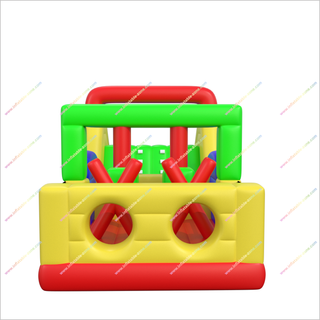 Outdoor Water Assault Course Bounce House Amusement Park Inflatable Pool Obstacle Course For Sale