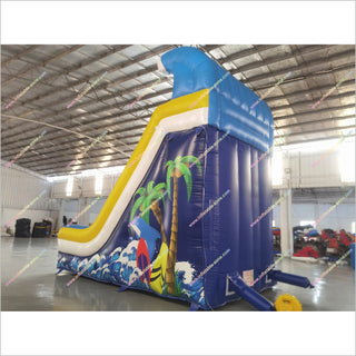 Ocean Party Theme Inflatable Slide Jumping Castle Discount Commercial Playground Equipment Inflatable Pool Slide For Adults