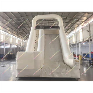 White Commercial Blow Up Slide Best Outdoor Playground Equipment Inflatable Pool Slide For Sale