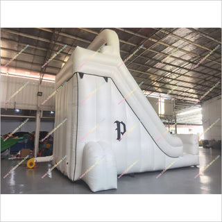White Commercial Blow Up Slide Best Outdoor Playground Equipment Inflatable Pool Slide For Sale